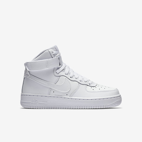 nike air force 1 high-top men shoes-all white